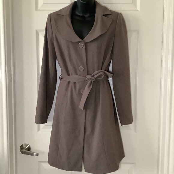 Signature by Larry Levine Jackets & Blazers - Signature by Larry Levine Women Brown Cotton Long Sleeve Blazer 